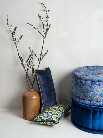 Navy Pouff